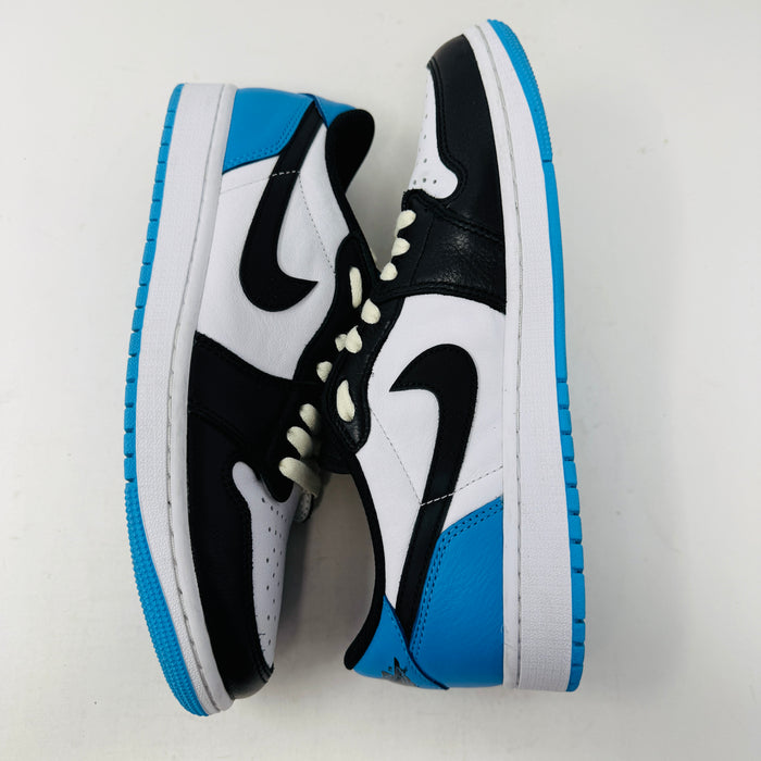 Jordan 1 Retro Low OG Black Dark Powder Blue