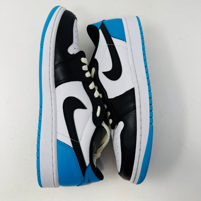 Jordan 1 Retro Low OG Black Dark Powder Blue