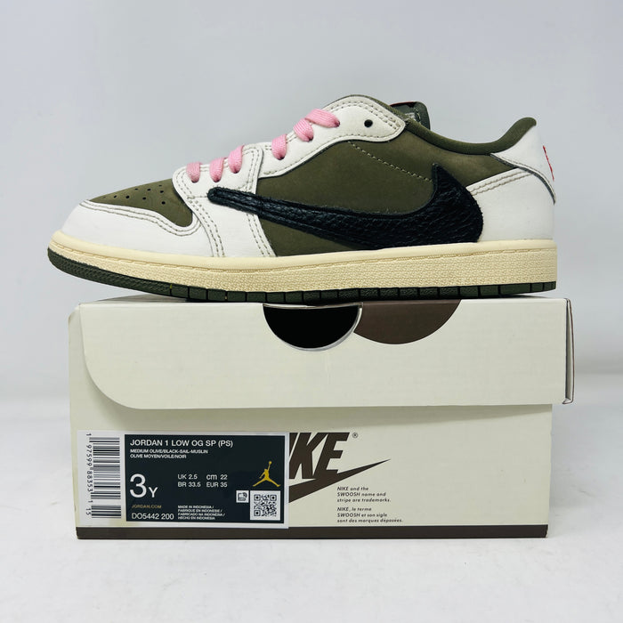 Jordan 1 Retro Low OG SP Travis Scott Medium Olive (PS)