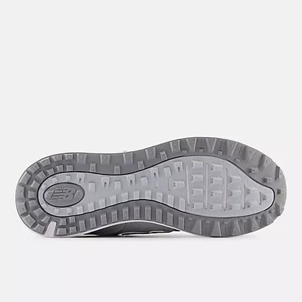 New Balance Golf 574 Greens v2 golf shoes outsole in gray showing rubber traction pattern and durable tread design.