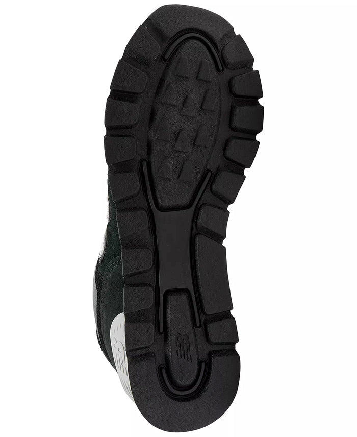 New Balance 574 Rugged shoes outsole featuring durable black rubber tread and textured grip pattern, bottom view.
