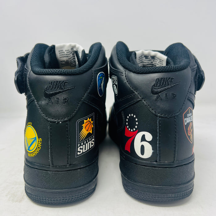 Nike Air Force 1 Mid Supreme NBA Black