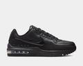 Black Nike Air Max sneaker on a white background