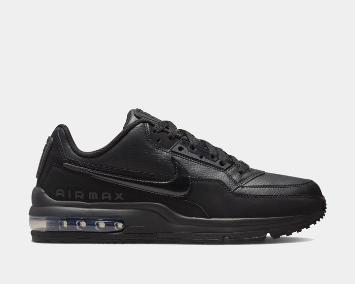 Black Nike Air Max sneaker on a white background