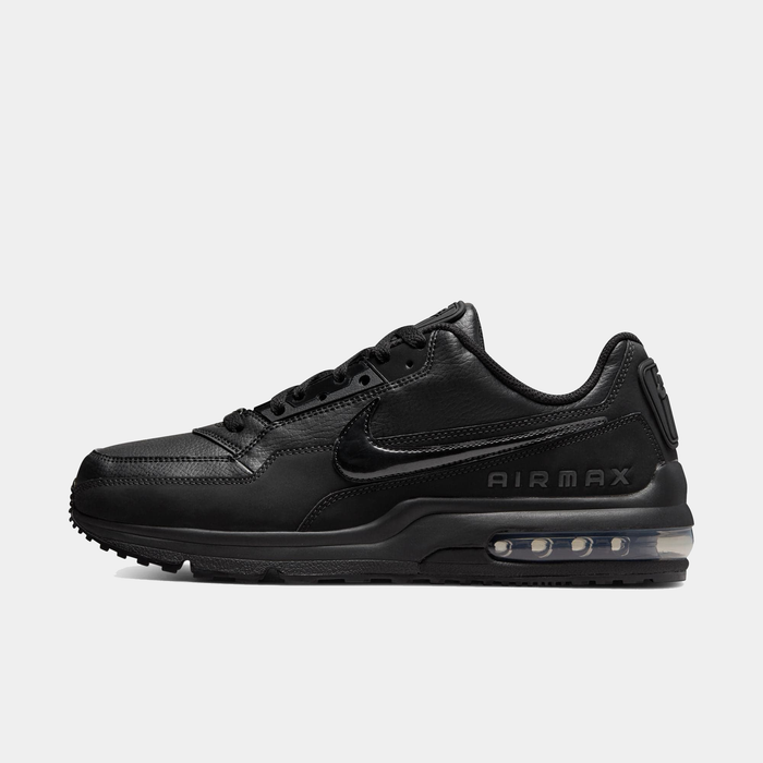 Black Nike Air Max sneaker on a white background