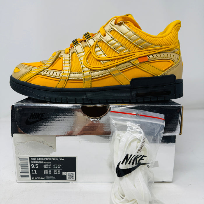 Nike Air Rubber Dunk Off-White University Gold