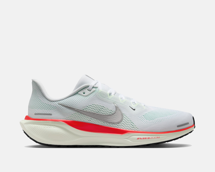 White/Metallic Silver-Barley Green / 14 / Medium - M
