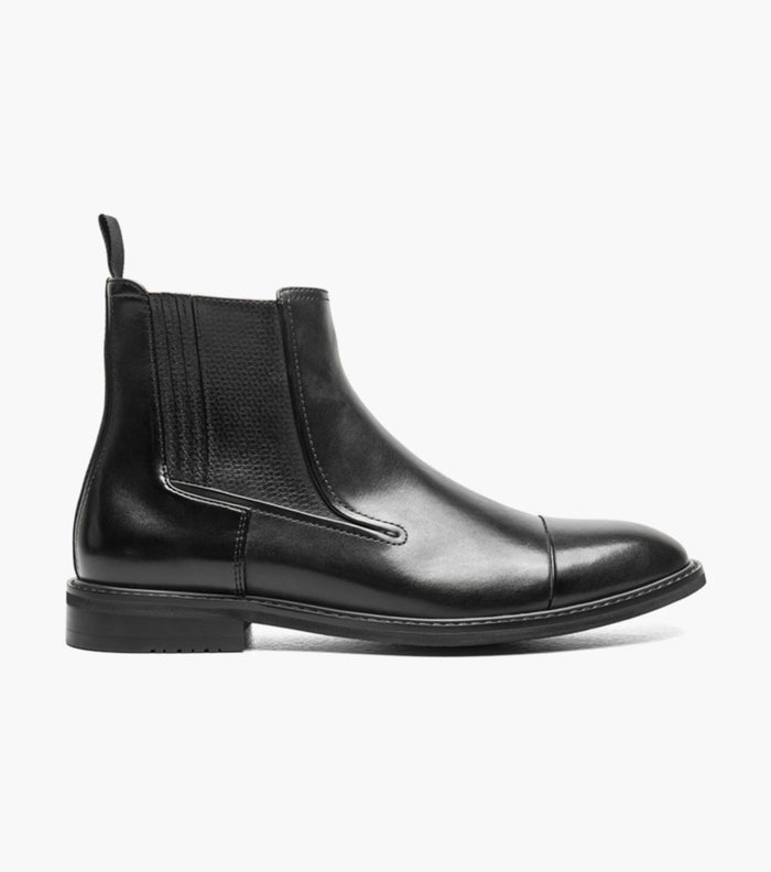 Berkshire Cap Toe Side Zip Boot