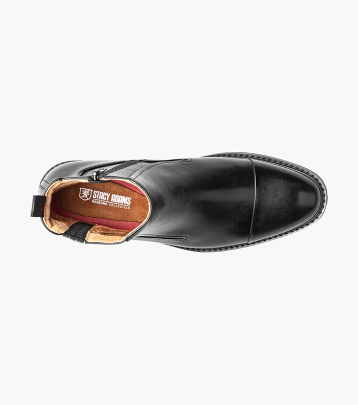 Berkshire Cap Toe Side Zip Boot
