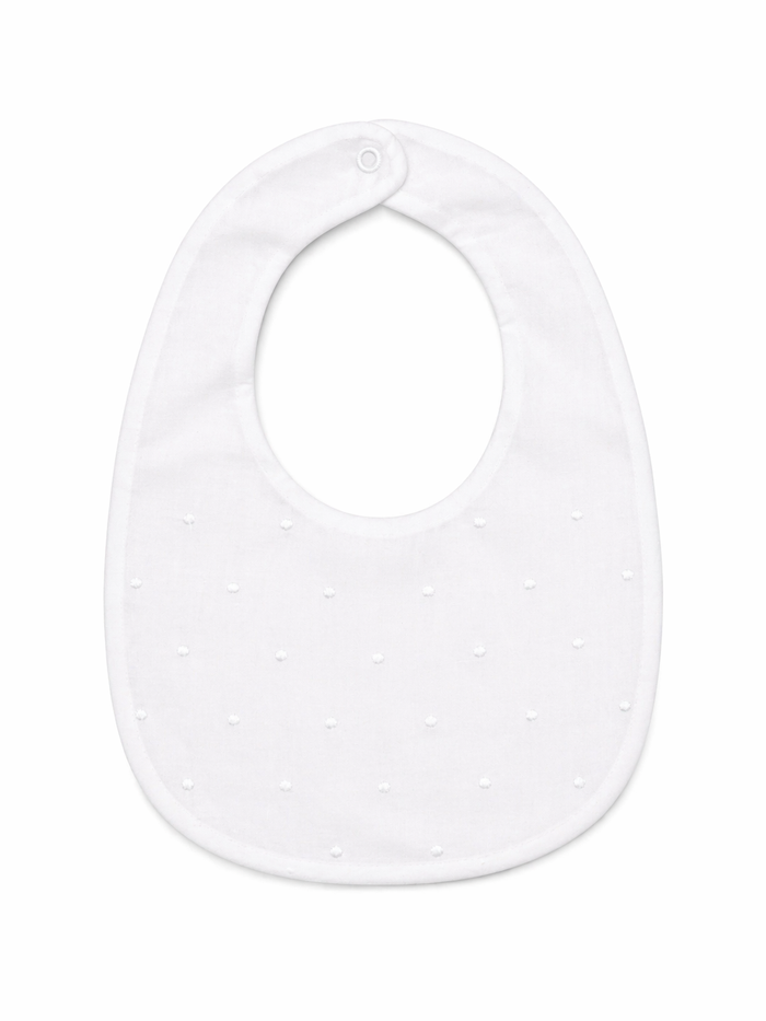 Bib 'Mini Dots' White