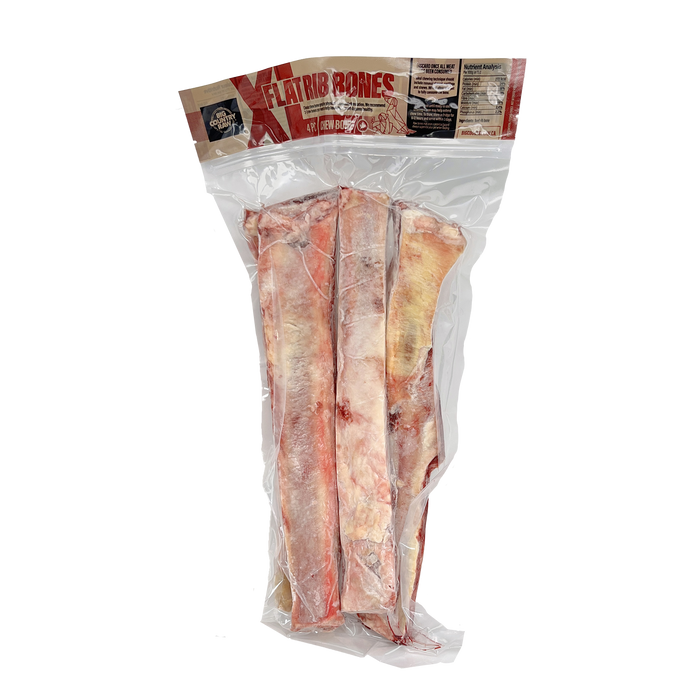 Big Country Raw🍁 XL Flat Rib Bone 4pc