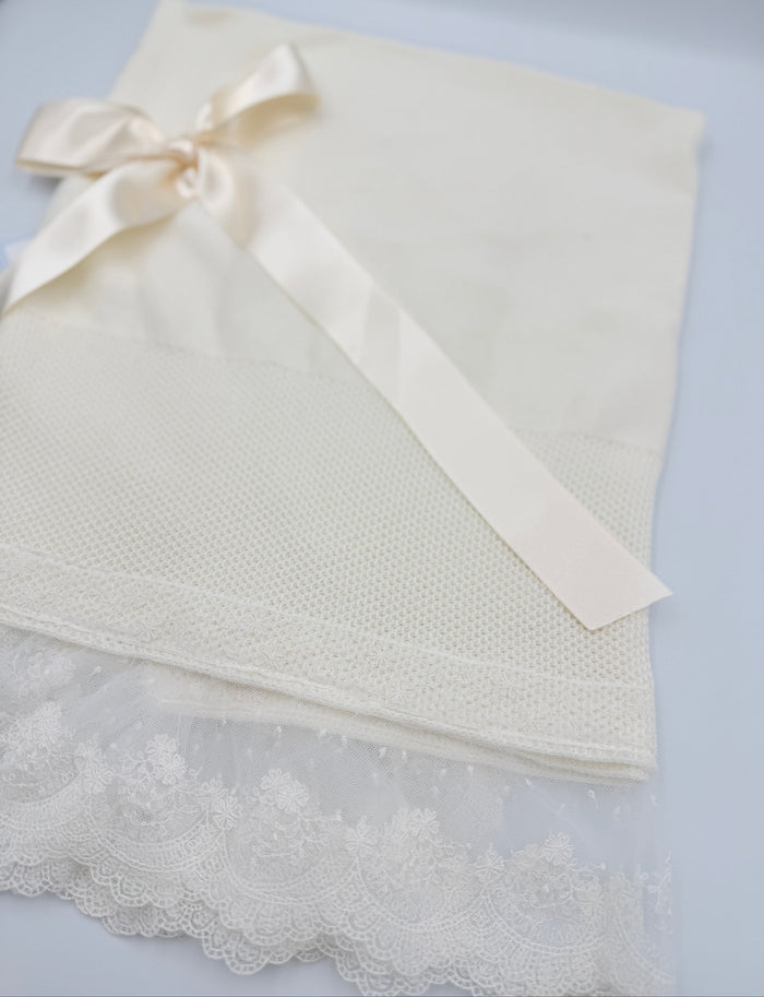 Blanket 'Beatriz' White