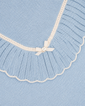 Blanket 'Lua' Oatmeal Blue