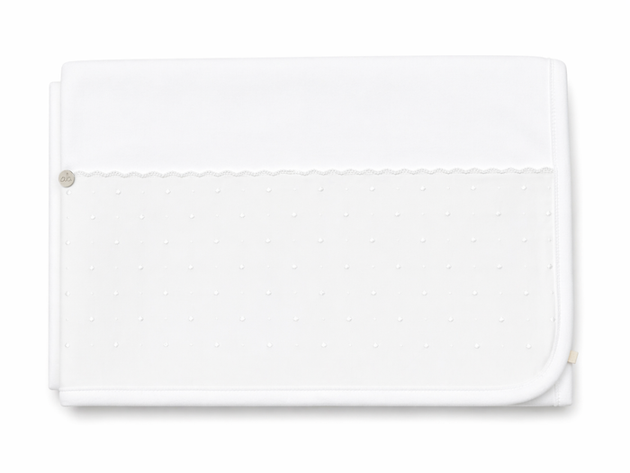 Blanket 'Mini Dots' White