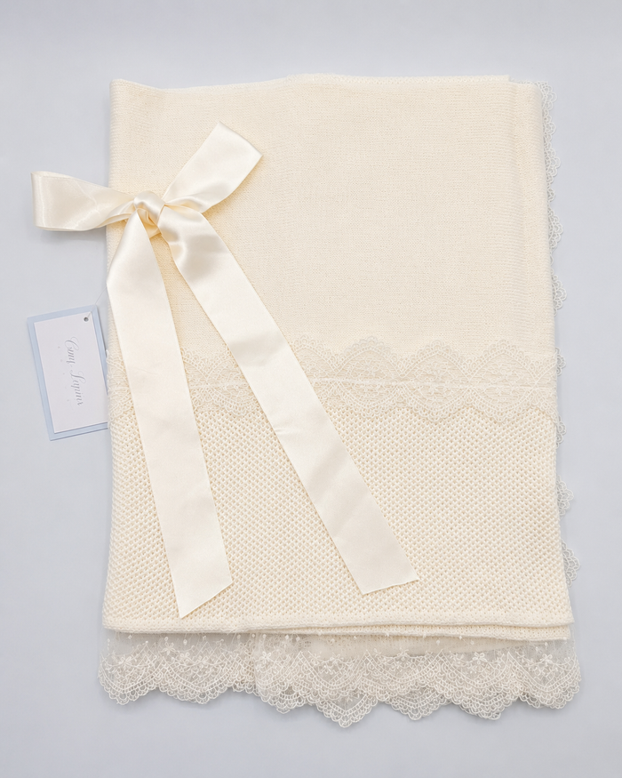 Blanket 'Picos' Beige