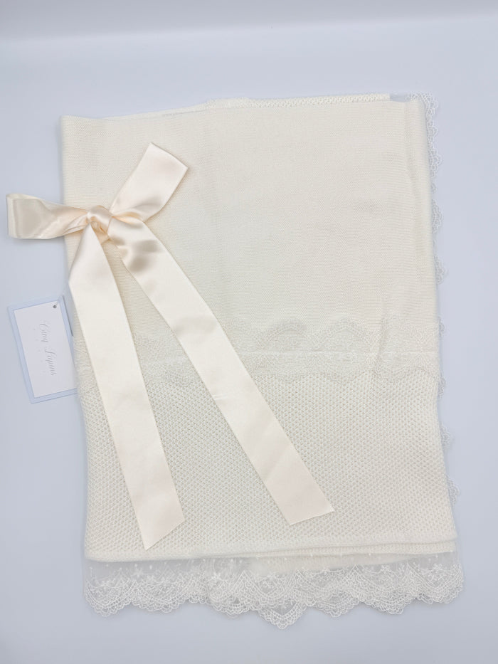 Blanket 'Picos' Beige