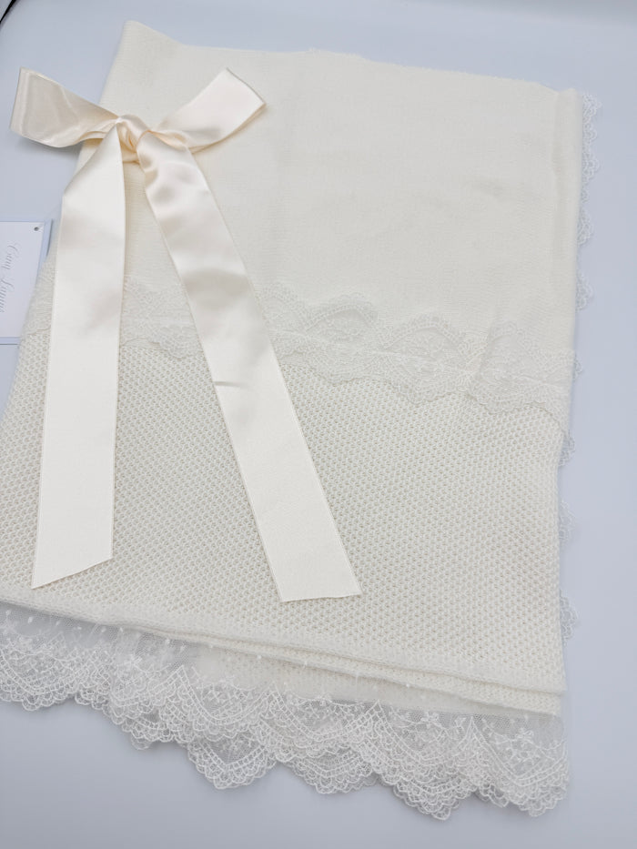 Blanket 'Picos' Beige