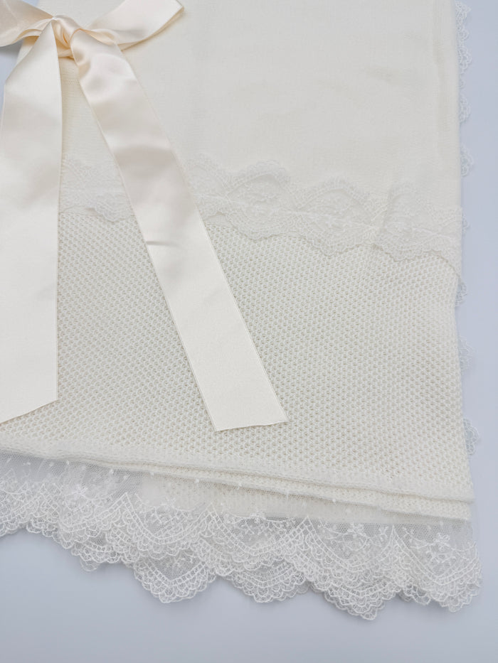Blanket 'Picos' Beige
