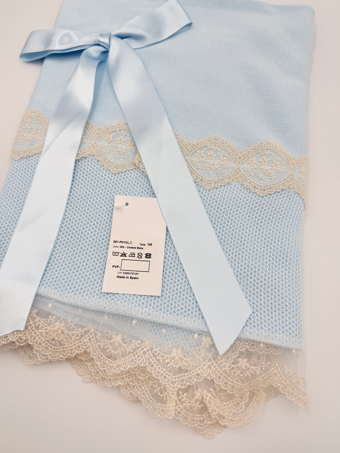 Blanket 'Picos' Blue