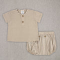 Bloomer Set 'Rayas Camel'
