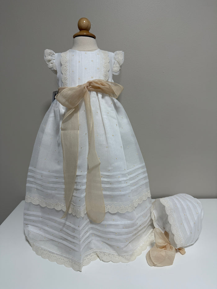 Christening Gown Monica- 2pc