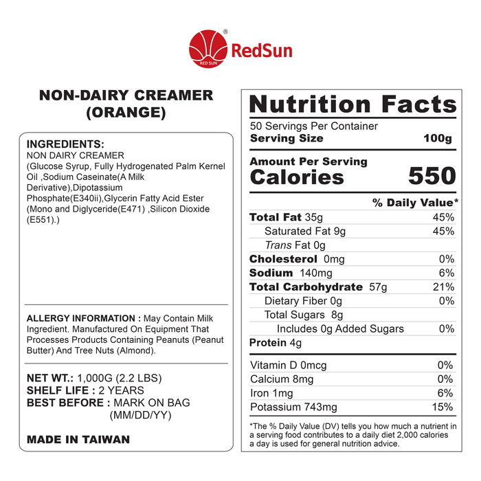 Classic Black Non Dairy Creamer 2.65 LBS x 15 Bags (Case)