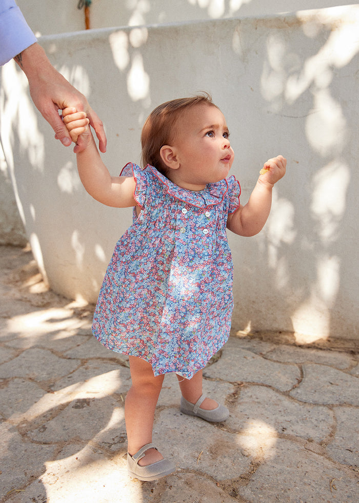 Dress 'Floral Liberty' Frills