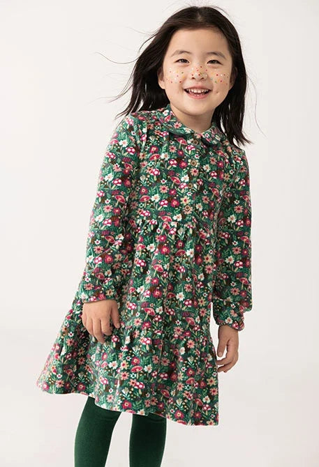 Dress Green Flowers