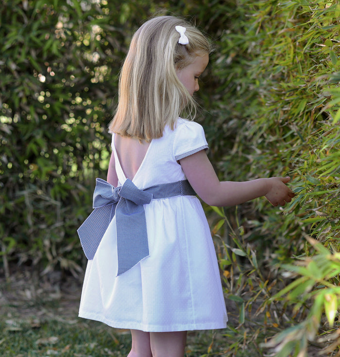 Dress 'Navy Gingham'