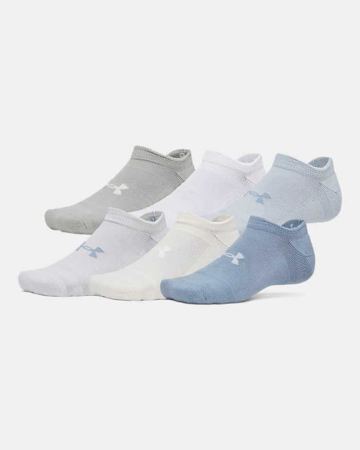 Essential Cushion No Show Socks 6-Pack