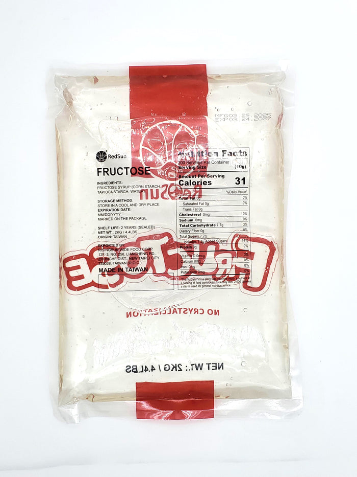 Fructose Bag 2 KG (4.4 LBS) x 10 Bags (Case)