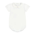 Hand Embroidered Onesie 'Fiori Rosa’