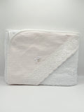 Hooded Towel XL Lucia Rombo Pink