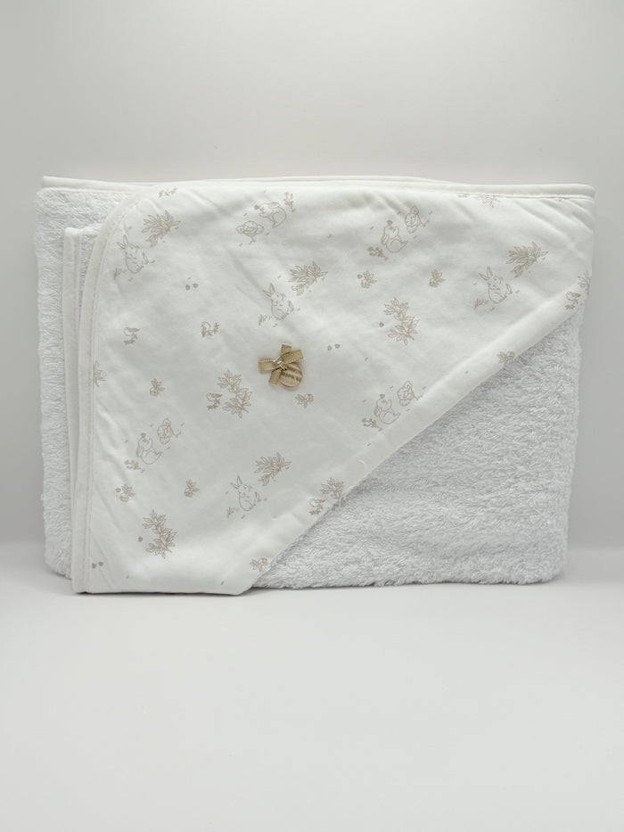 Hooded Towel XL Telma Beige