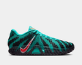 Nike Ja 3 "Scratch 3.0" basketball shoes in teal with black textured accents and red Swoosh logo, side view