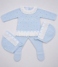 Knit Set 'Pasacintas' Blue