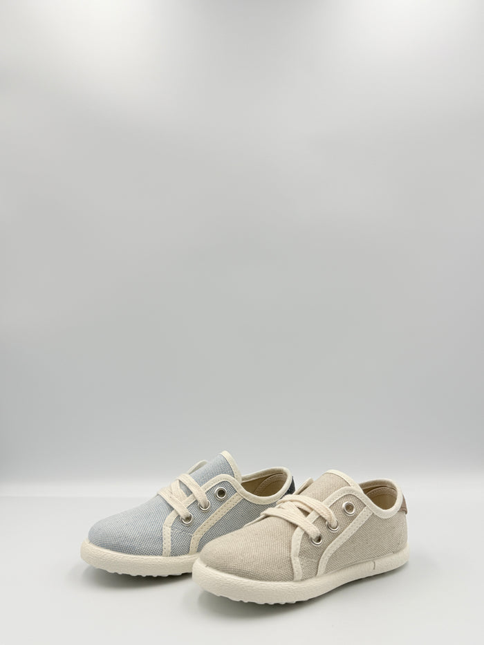 Lace-Up Sneakers 'Viena Bandeleta' Sand
