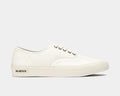 SeaVees Legend Sneaker Standard casual sneakers in white canvas with metal eyelets and rubber sole, side view.