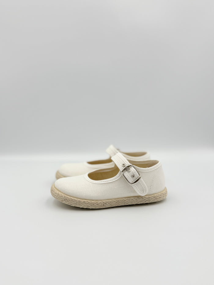 Mary Jane 'Linus Jute' Beige