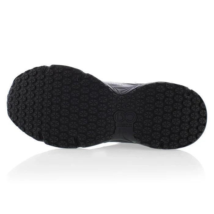 Black shoe sole on a white background