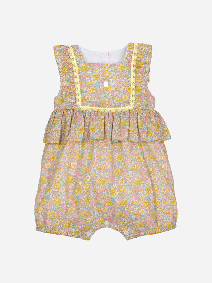 Multicolor floral romper in Liberty
