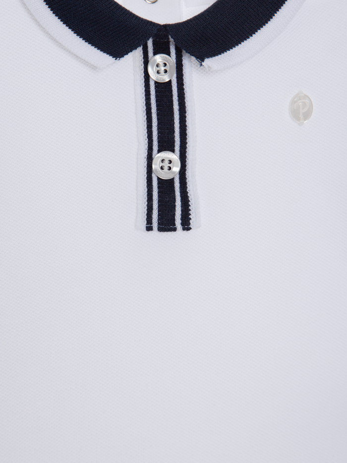 Navy Blue Jersey Piquet Set