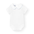 Onesie 'Piquet Collar' Baby Blue