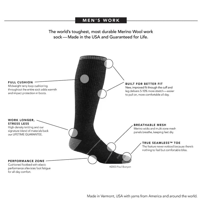 Paul Bunyan Over-the-Calf Work Socks