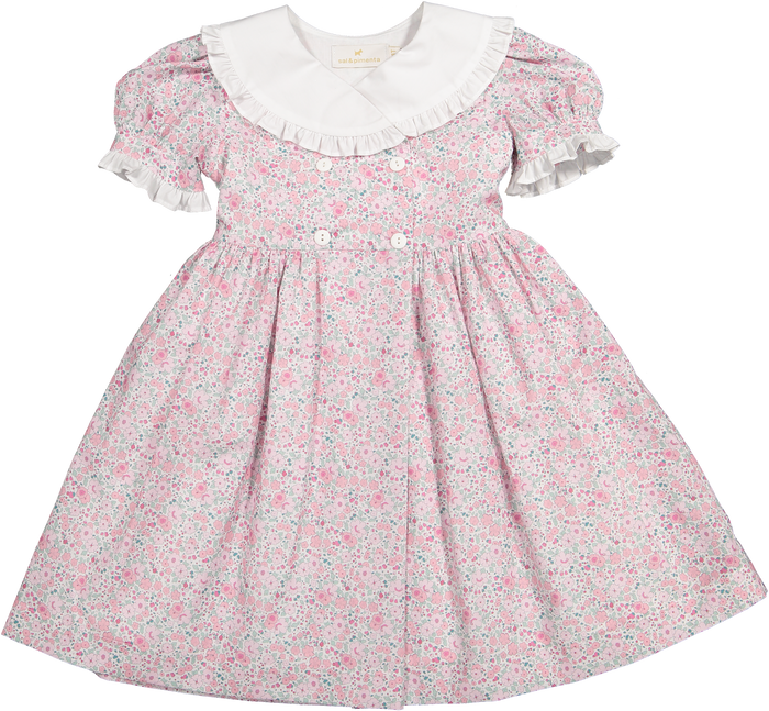 Pink Ditsy Pink Dress