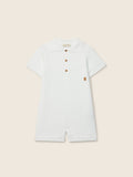 Polo Romper 'Loving' Pearl