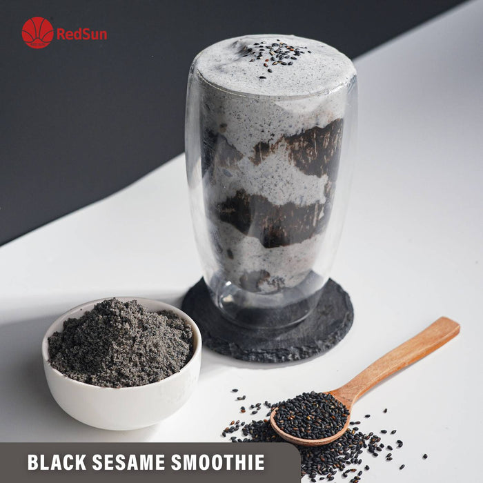 Premium Black Sesame Powder 1.0 LB (Bag)(55% Real Sesame)