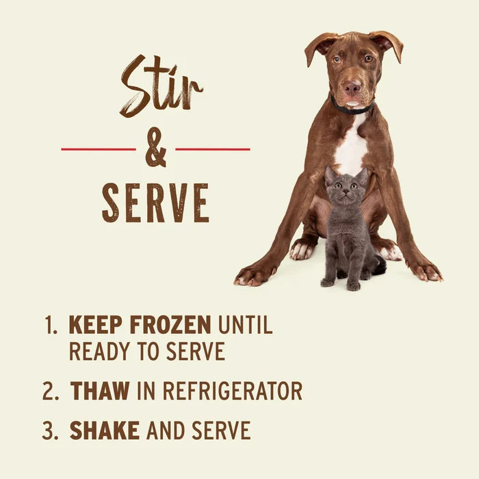 Primal™ Fresh Toppers Power Greens Recipe Frozen for Dogs & Cats