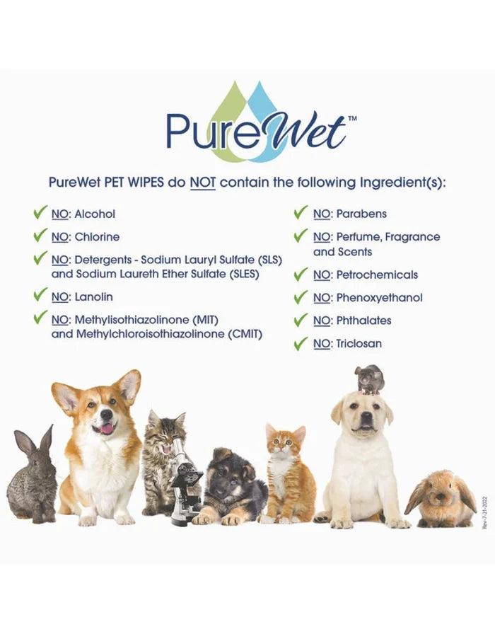 PureWet 🍁XL Pet and People Wipes 15ct