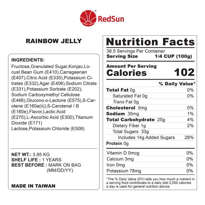 Rainbow Jelly 3.85 KG (8.49 LBS) (Bottle)
